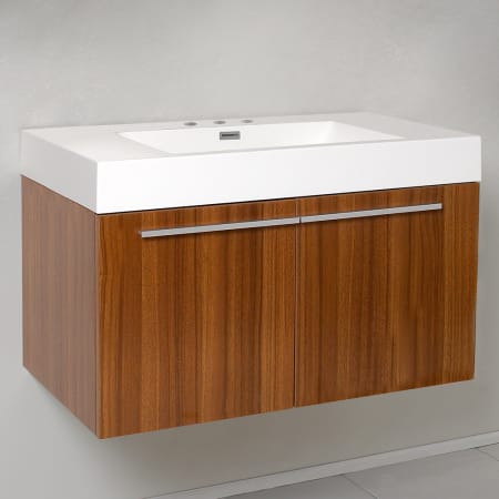 Fresca-FCB8090-I-In Bathroom View Teak