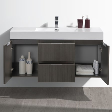Fresca-FCB8348-I-Application Shot Opened Ash Gray