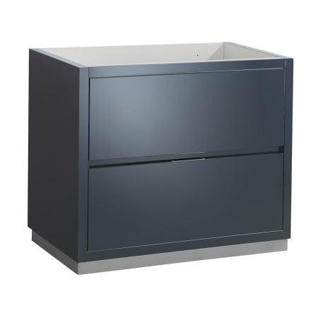 Fresca Valencia 36" Single Free Standing Vanity Cabinet Only - Less Vanity Top Dark Slate Gray