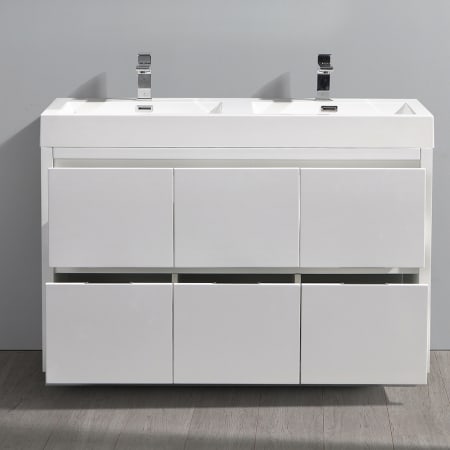 Fresca-FCB8448-D-I-Application Shot Opened Glossy White