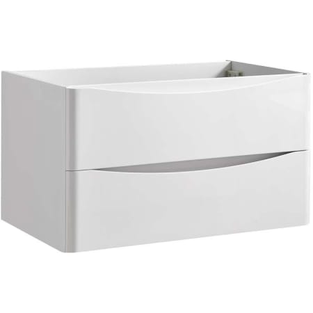 Fresca Tuscany 32" Single Wall Mounted Manufactured Wood Vanity Cabinet Only - Less Vanity Top Glossy White