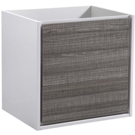 Fresca Catania 24" Single Wall Mounted Manufactured Wood Vanity Cabinet Only - Less Vanity Top Glossy Ash Gray