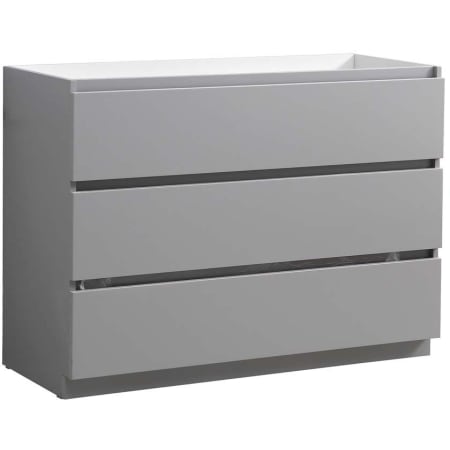 Fresca Lazzaro 48" Single Free Standing Manufactured Wood Vanity Cabinet Only - Less Vanity Top Gray