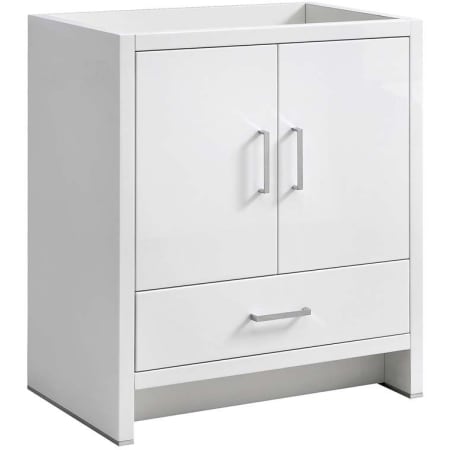 Fresca Imperia 30" Single Free Standing Manufactured Wood Vanity Cabinet Only - Less Vanity Top Glossy White