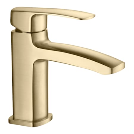 Fresca Fiora 1.2 GPM Single Hole Bathroom Faucet Brushed Gold