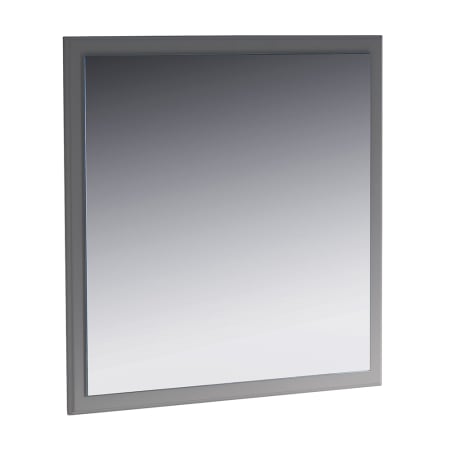 Fresca Oxford 31-7/8" W x 31-7/8" H Contemporary Square Wood Framed Bathroom Wall Mirror Gray