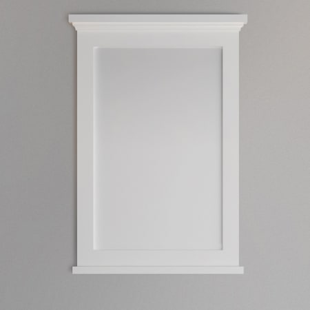 White Frame on Gray, Front Facing