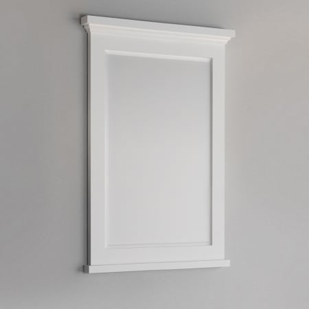 White Frame on Gray, Angled