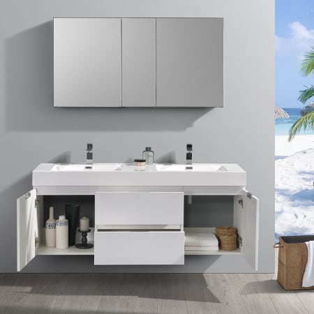 Fresca-FVN8360-D-Opened Application Shot White