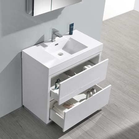 Fresca-FVN8436-Opened Application Shot 2 White