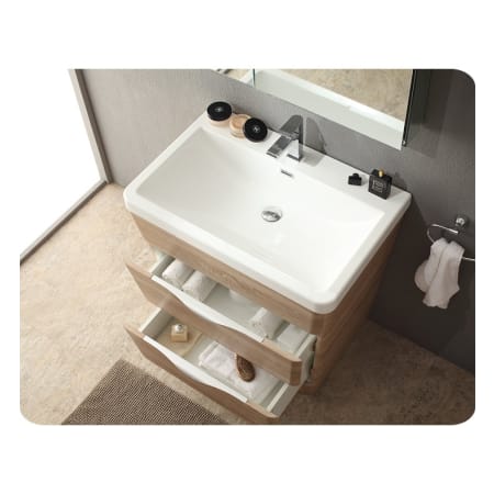 Fresca-FVN8532-Open Top View Shot in White Oak