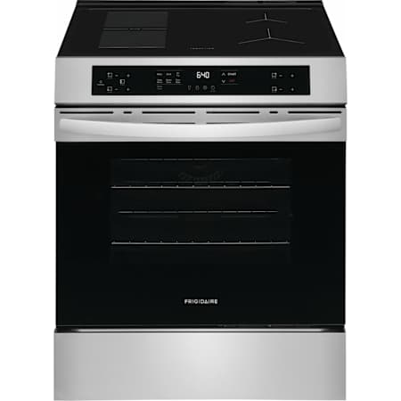 Frigidaire 30 Inch Wide 5.3 Cu. Ft. Free Standing Induction Range with Convection Bake and Air Fry Stainless Steel