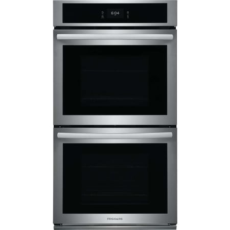 Frigidaire 27 Inch Wide 7.6 Cu. Ft. Double Electric Wall Oven with Fan Convection and Touchscreen Control Panel Stainless Steel
