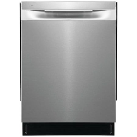 Frigidaire 24 Inch Wide 12 Place Setting Built-In Top Control Dishwasher with DishSense Sensor Technology Stainless Steel