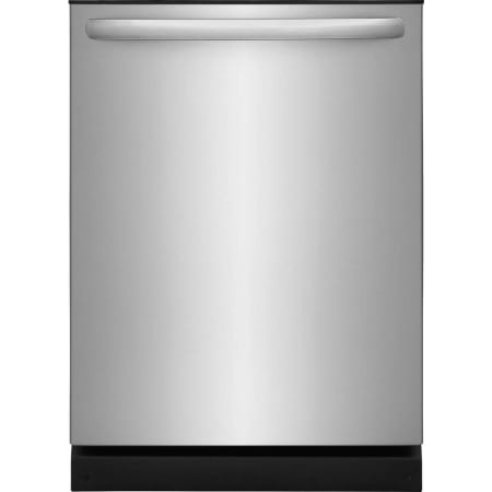 Frigidaire 24 Inch Wide 14 Place Setting Built-In Top Control Dishwasher 5 Wash Cycles and NSF-Certified Sanitize Option Stainless Steel