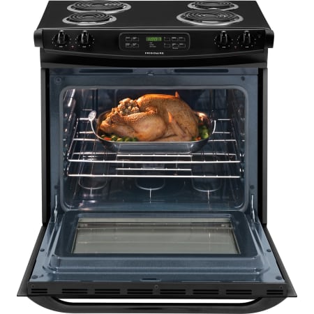 Black Open Oven