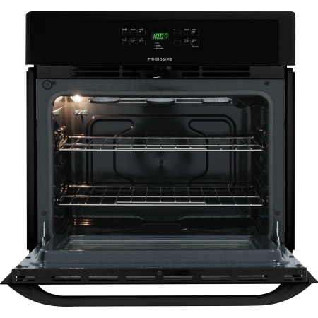 Black Open Double Oven