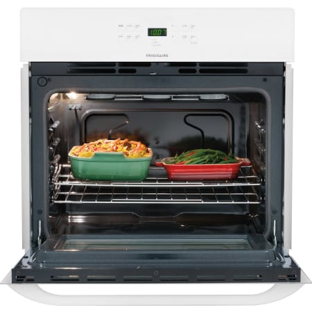 White Open Double Oven