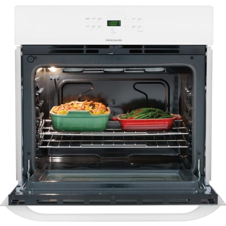 White Open Single Oven