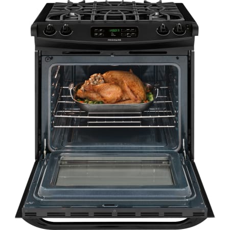 Black Open Oven