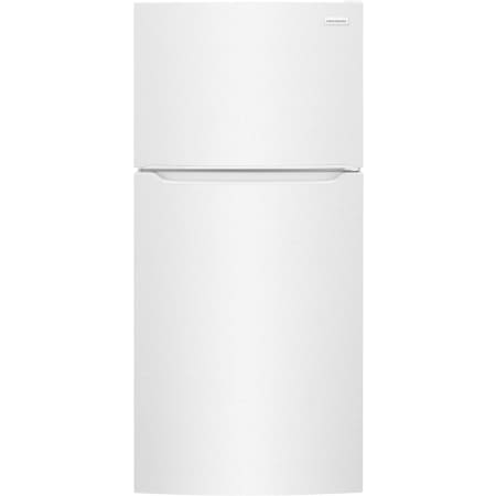 Frigidaire 30 Inch Wide 18.3 Cu. Ft. Top Freezer Refrigerator with Crisper Bins and Ice Maker Ready White