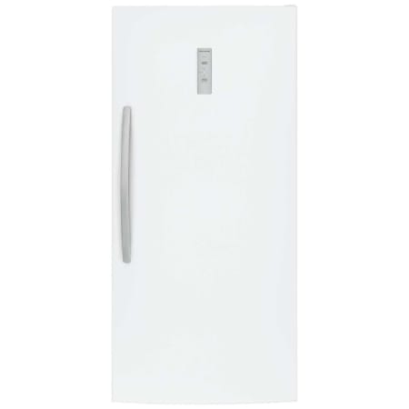 Frigidaire 33 Inch Wide 20 Cu. Ft. Free Standing Energy Star Upright Full Size Freezer with EvenTemp White