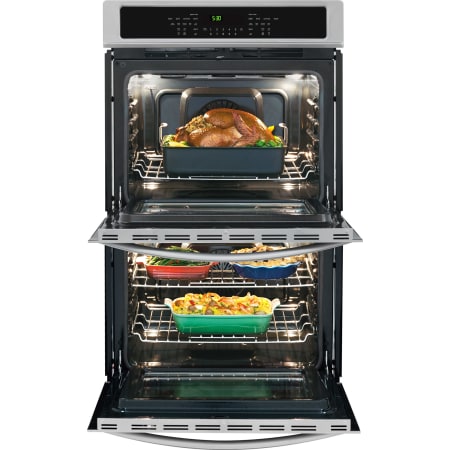 Stainless Steel Open Double Oven