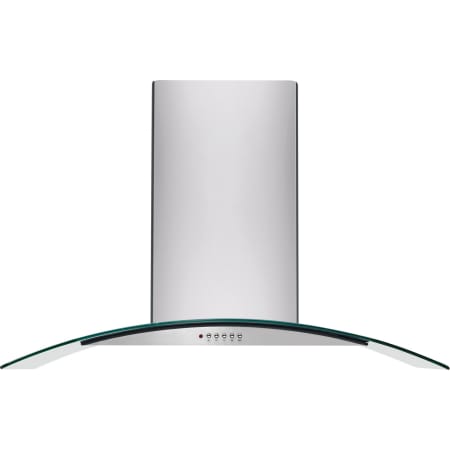 Frigidaire 400 CFM 36 Inch Wide Glass Canopy Wall Mounted Range Hood with Washable Filters and Halogen Lighting Stainless Steel / Glass
