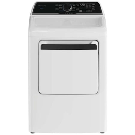 Frigidaire 27 Inch Wide 7 Cu. Ft. Gas Dryer with Sensor Dry White