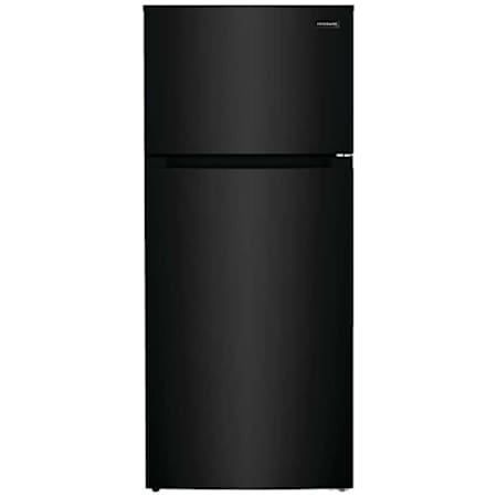 Frigidaire 28 Inch Wide 16.03 Cu. Ft. Energy Star Certified Top Freezer Refrigerator with LED Lighting Black