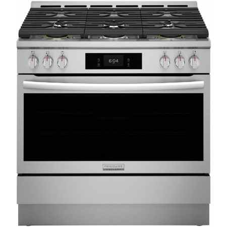 Frigidaire Gallery 36 Inch Wide 4.6 Cu. Ft. Free Standing Dual Fuel Range with Slow Cook and Air Fry Stainless Steel