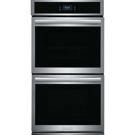 Frigidaire Gallery 27 Inch Wide 7.6 Cu. Ft. Double Electric Wall Oven with Air Fry and Total Convection Stainless Steel