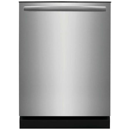 Frigidaire Gallery 24 Inch Wide 14 Place Setting Built-In Fingerprint Resistant Top Control Dishwasher with DishSense Sensor Technology Stainless Steel