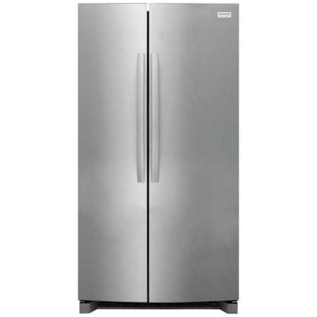 Frigidaire Gallery 37 Inch Wide 26 Cu. Ft. Energy Star Certified Fingerprint Resistant Side By Side Refrigerator with SpaceWise Organization System Stainless Steel