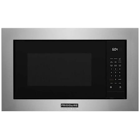 Frigidaire Professional 25 Inch Wide 2.2 Cu. Ft. 1000 Watt Built In Microwave with Sensor Cook - Less Trim Kit Stainless Steel
