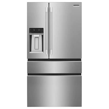 Frigidaire 22 Cu. Ft. Counter-Depth 4-Door French Door Refrigerator Stainless Steel