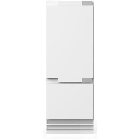 Fulgor Milano 400 Series 30 Inch Wide 16 Cu. Ft. Energy Star Certified Panel Ready Bottom Freezer Refrigerator with Active Cooling and Ice / Water Dispenser Panel Ready