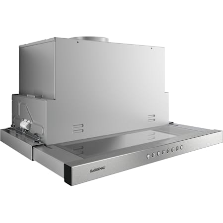 Finish: Gaggenau 340 - 500 CFM 24 Inch Wide Wall Mounted Range Hood with Steam Screen and 3 Speeds Stainless Steel