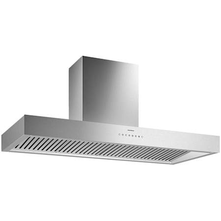 Finish: Gaggenau 400 Series 120 - 340 CFM 48 Inch Wide Wall Mounted Range Hood with 3 Speeds and Push Button Controls Stainless Steel