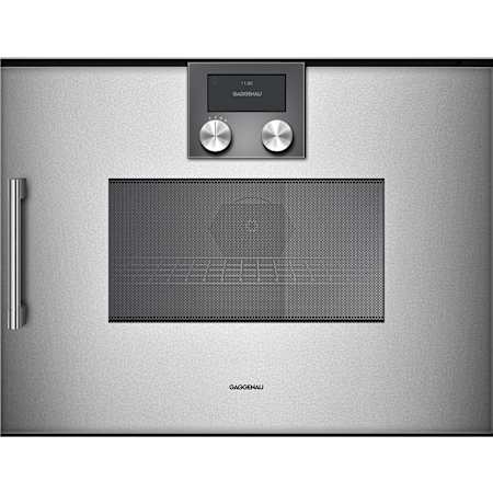 Finish: Gaggenau 200 Series 24 Inch Wide 1.3 Cu. Ft. 3100 Watt Built In Microwave with Child Lock and Safety Shut Off Metallic