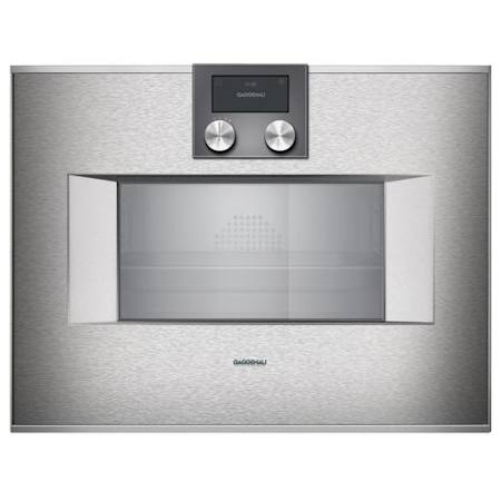 Finish: Gaggenau 400 Series Left Handed Single Electric Oven Stainless Steel