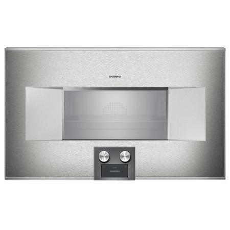 Finish: Gaggenau 400 Series Right Handed Single Electric Oven Stainless Steel