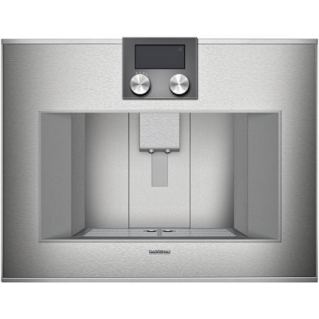 Finish: Gaggenau 400 Series Programmable 4 Setting Countertop Coffee Machine with Grinder and Child Lock Stainless Steel