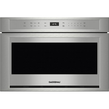 Finish: Gaggenau 24 Inch Wide 34 Cu. Ft. 1500, 950 Watt Built In Microwave with Sensor Cooking and Touch Controls Stainless Steel