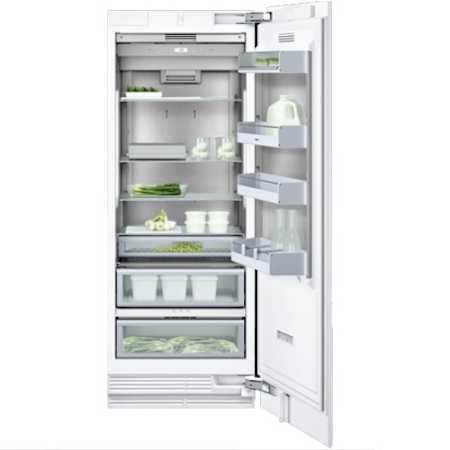 Finish: Gaggenau 400 Series 30 Inch Wide 17.2 Cu. Ft. Energy Star Rated All Fridge Refrigerator Panel Ready