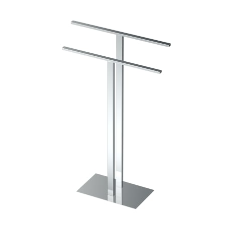 Gatco Double Bar Towel Stand Chrome