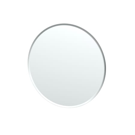 Gatco 24-1/2" Diameter Traditional Circular Frameless Bathroom Wall Mirror N/A