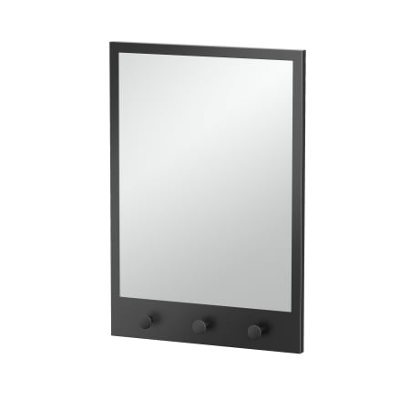 Gatco Glam 20" W x 29" H Modern Rectangular Bathroom Wall Mirror Matte Black