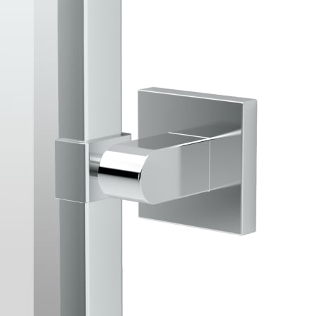 Gatco Elevate 23-3/4" W x 27-1/2" H Traditional Oval Metal Framed Bathroom Wall Mirror Chrome