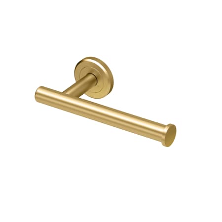Gatco Latitude II Wall Mounted Euro Toilet Paper Holder Brushed Brass